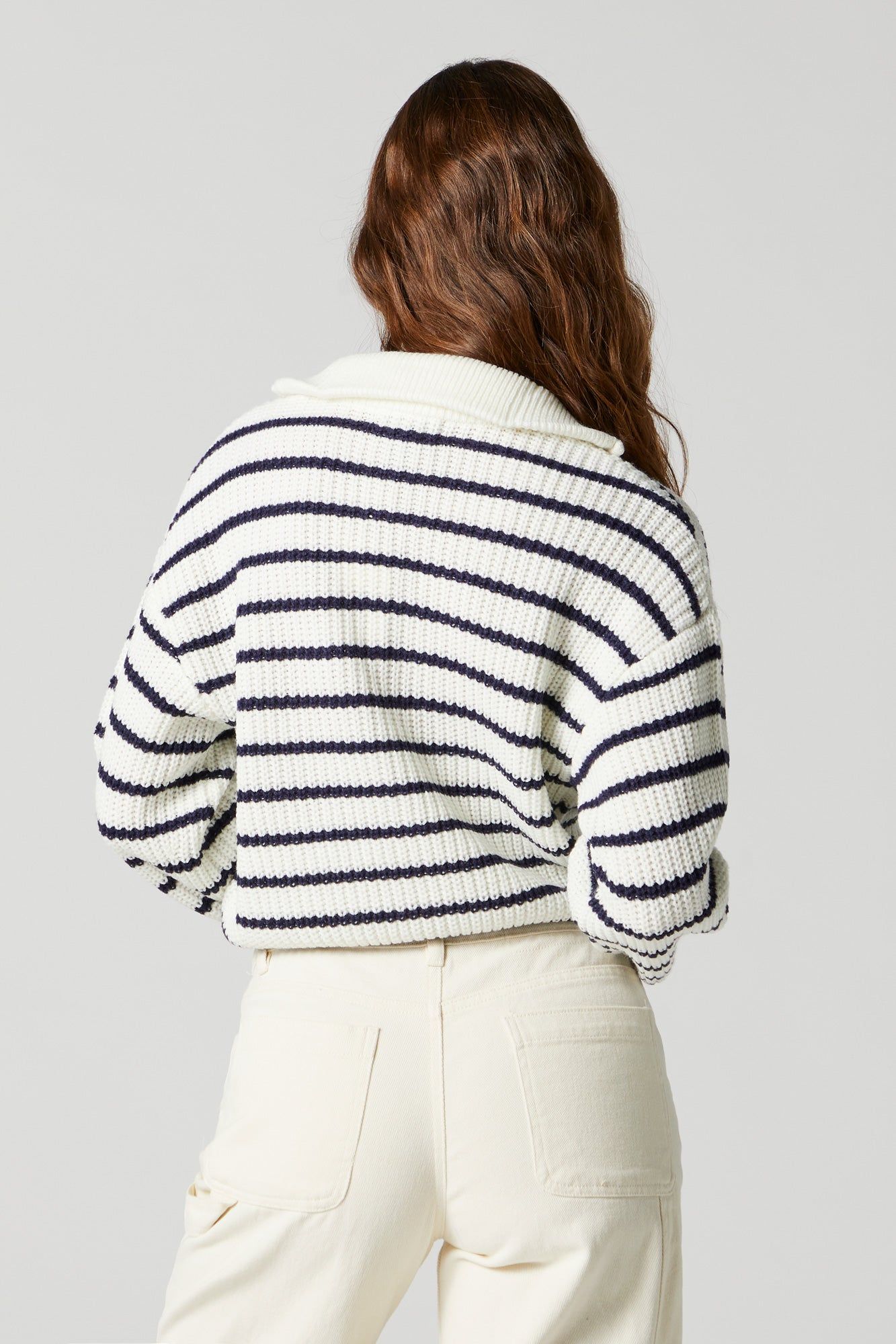 Chandail en tricot avec quart de fermeture à glissière sold by Urban Planet product image thumbnail 12