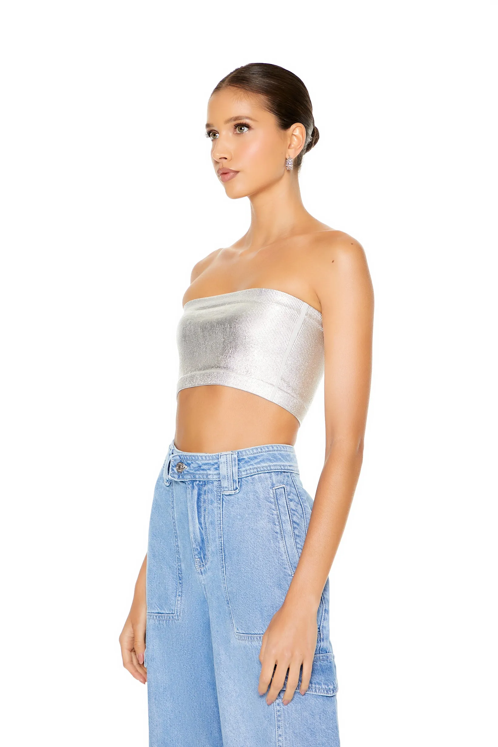 Haut tubulaire sans couture chatoyant sold by Urban Planet product image thumbnail 2