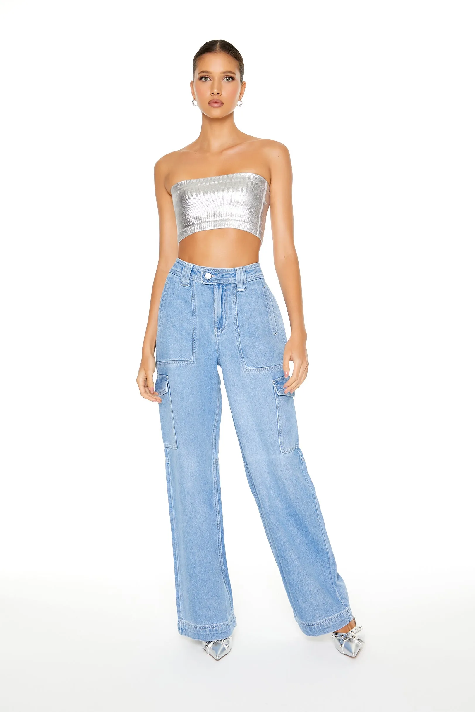 Haut tubulaire sans couture chatoyant sold by Urban Planet product image thumbnail 4
