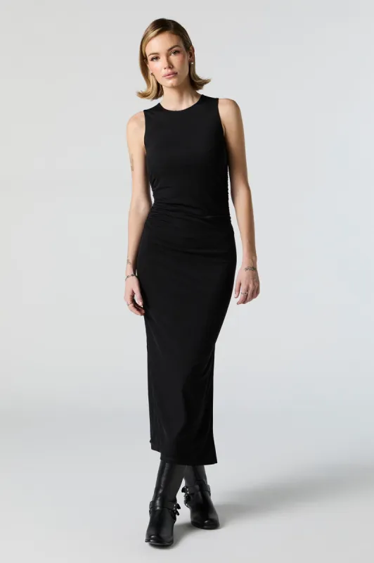 Mesh Sleeveless Midi Dress sold by Urban Planet