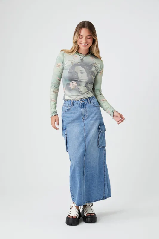 Venus Print Graphic Long Sleeve Top sold by Urban Planet