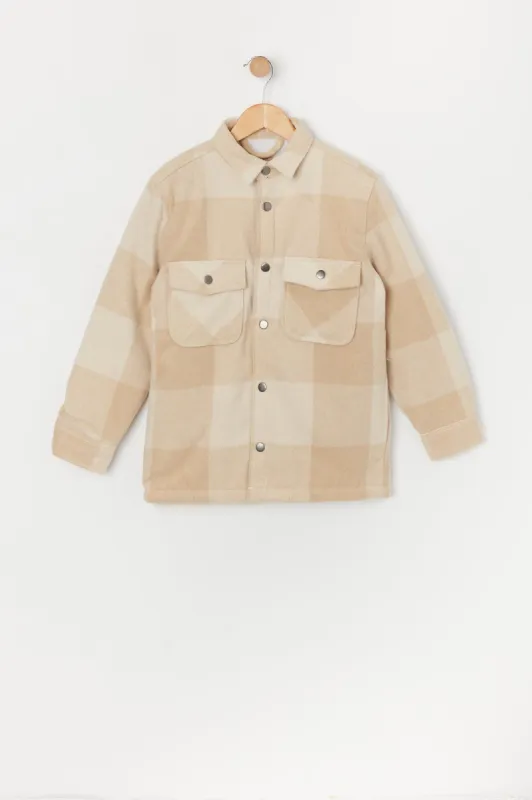 Blouson-chemisier à carreaux pour garçon sold by Urban Planet
