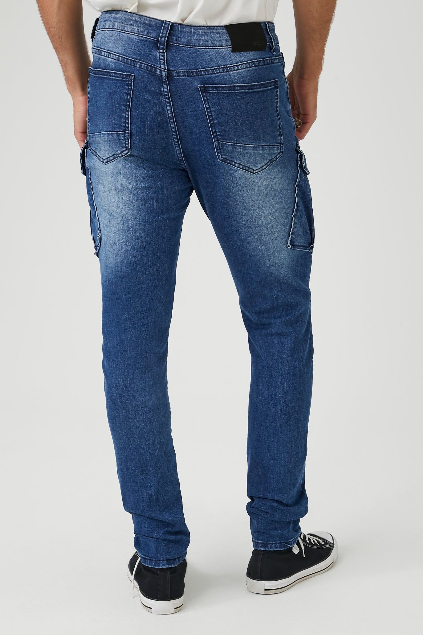 Distressed Multi Pocket Moto Skinny Jean sold by Urban Planet product image thumbnail 3