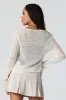 Cardigan en tricot ajouré avec attache sold by Urban Planet