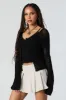 Cardigan en tricot ajouré avec attache sold by Urban Planet