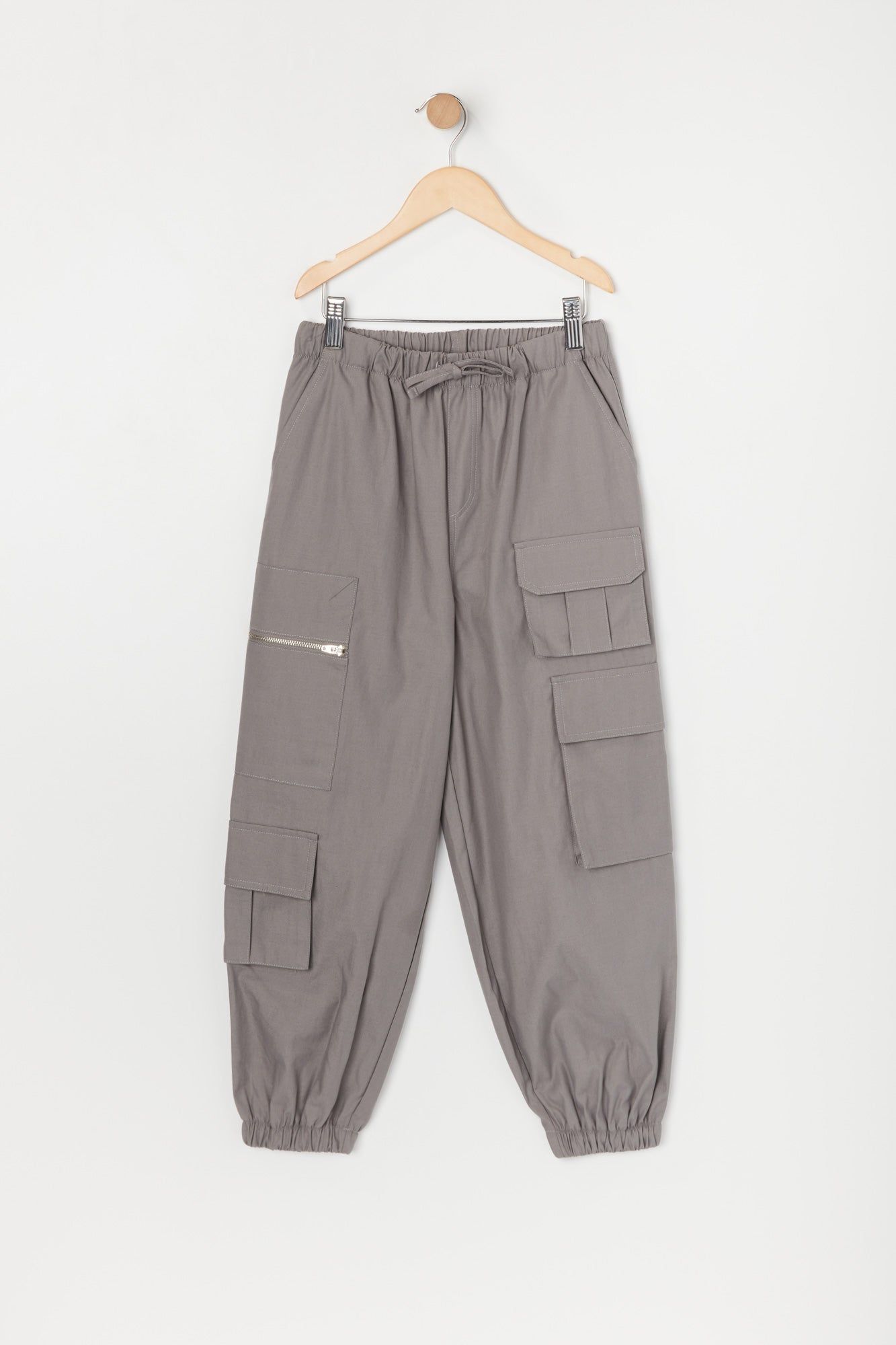 Pantalon de jogging avec poches cargo à fermeture à glissière pour fi;;e sold by Urban Planet product image thumbnail 3
