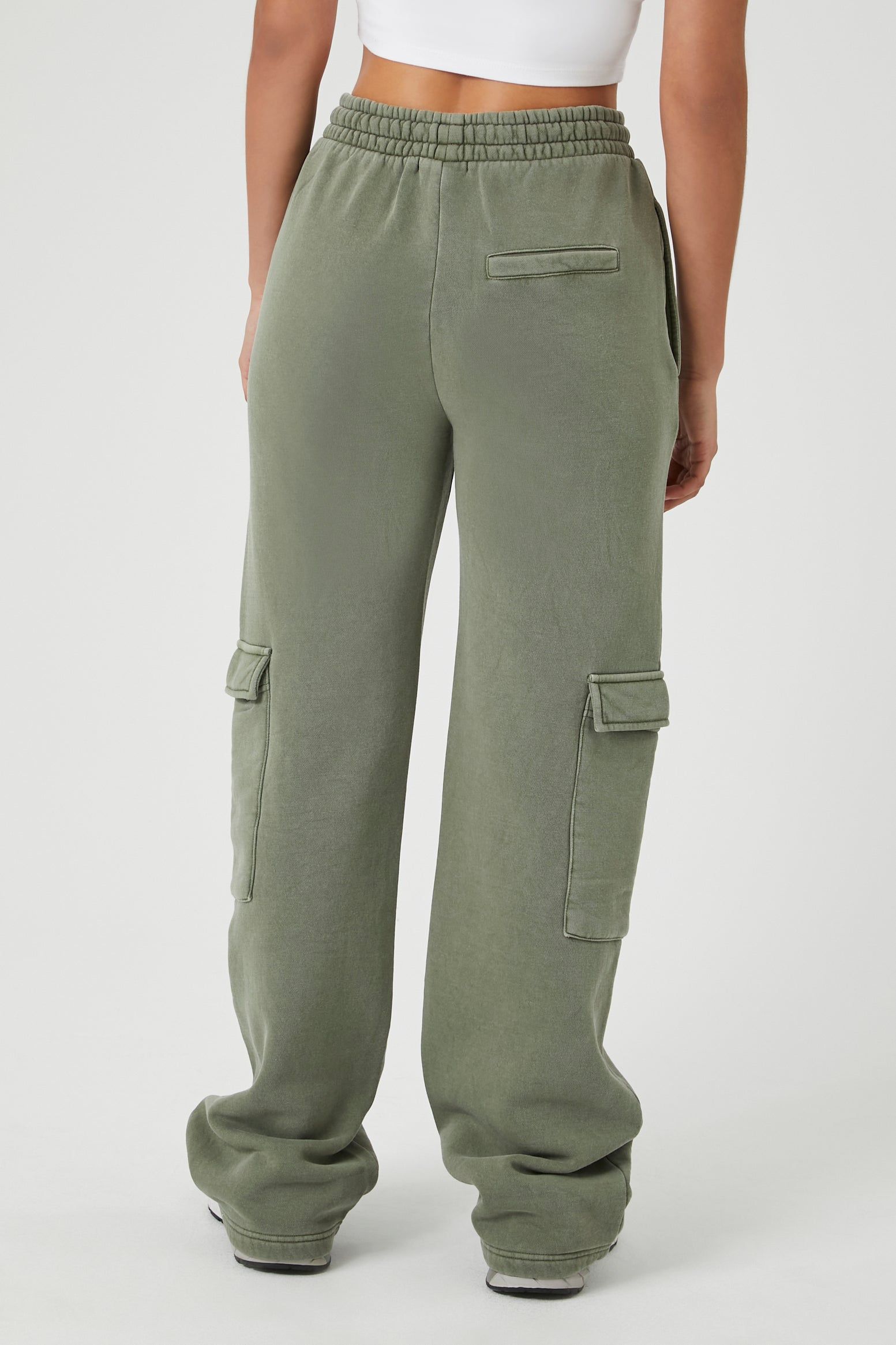 Fleece Wide Leg Cargo Pant sold by Urban Planet product image thumbnail 4