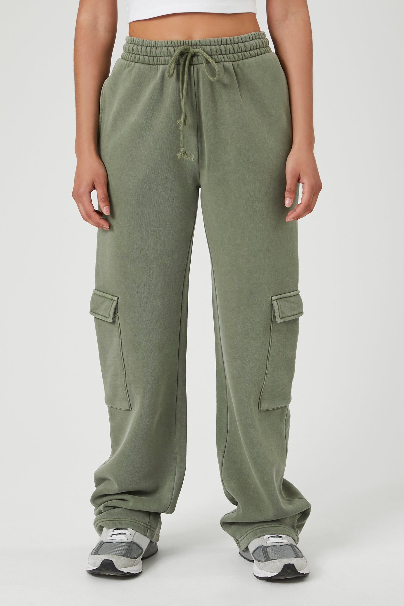 Fleece Wide Leg Cargo Pant sold by Urban Planet product image thumbnail 2