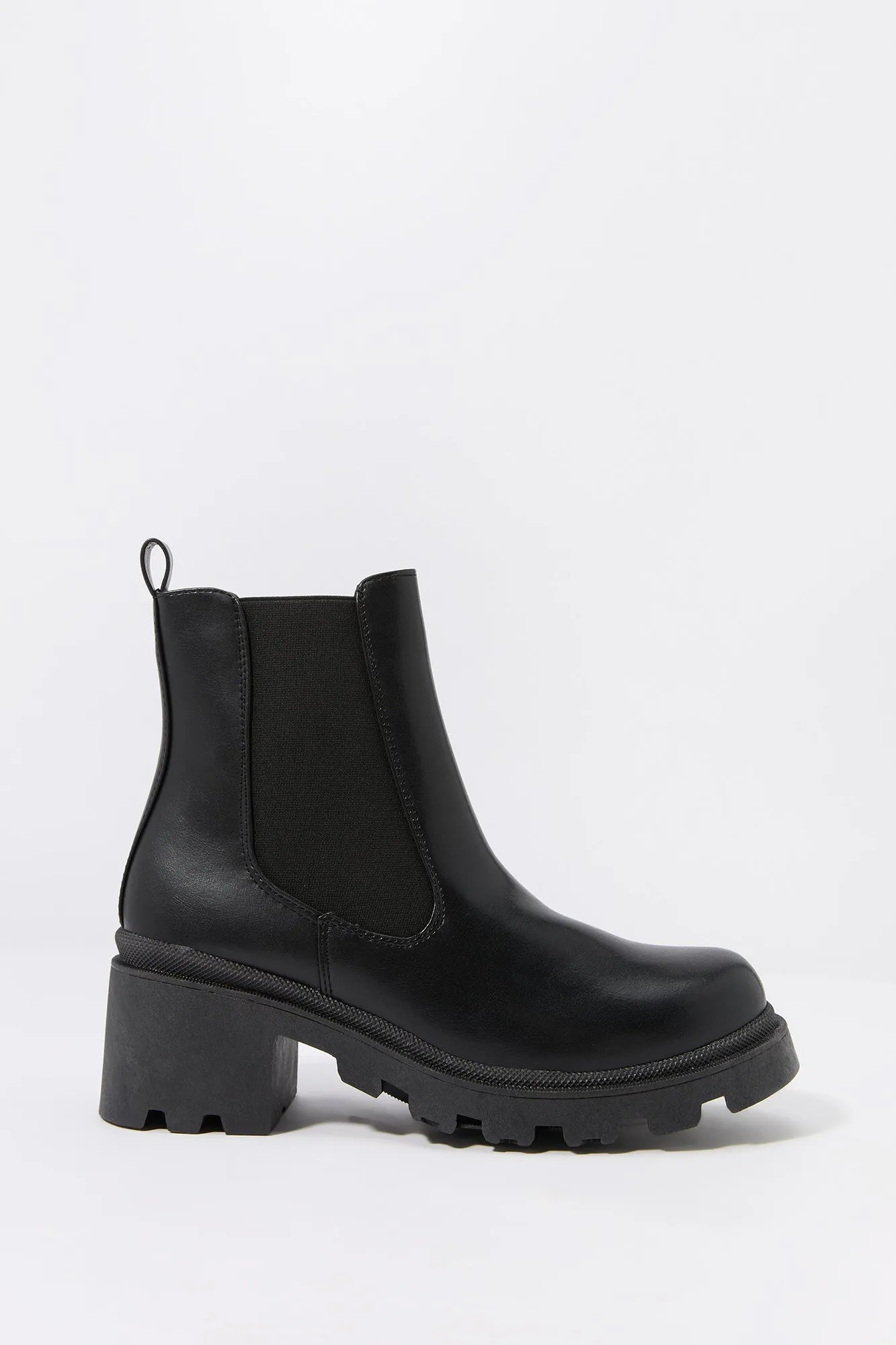 Bottes à soufflets en similicuir avec talons sold by Urban Planet product image thumbnail 2