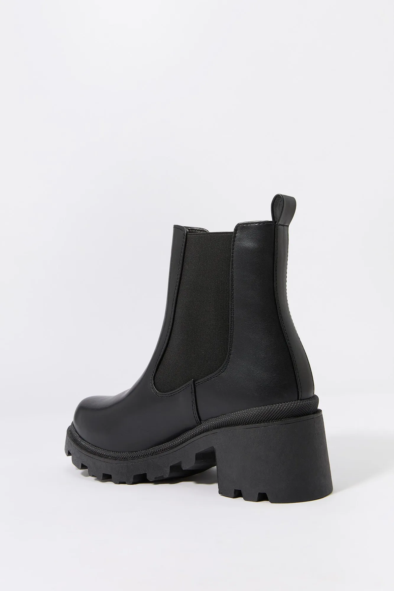 Bottes à soufflets en similicuir avec talons sold by Urban Planet product image thumbnail 4