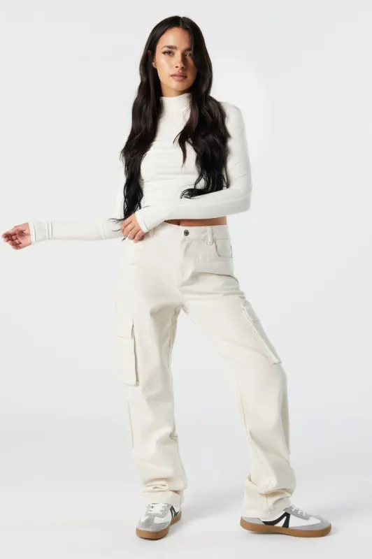 White Everyday Cargo Jean sold by Urban Planet