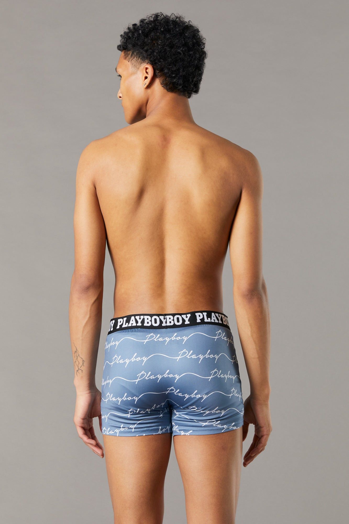 Caleçon à imprimé Playboy Bleu (Paquet de 2) sold by Urban Planet product image thumbnail 3
