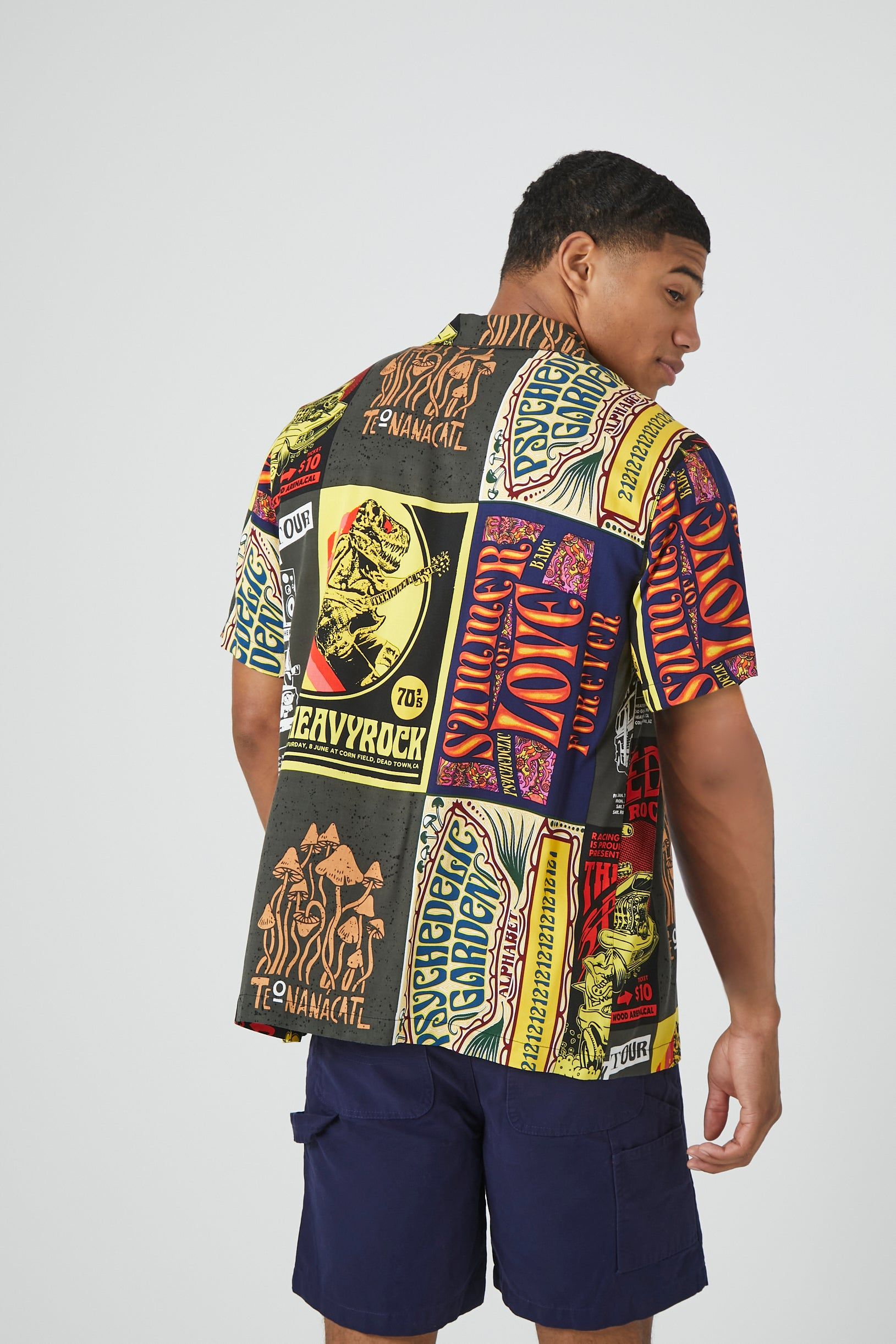 Haut boutonné à imprimé Summer Festival sold by Urban Planet product image thumbnail 2