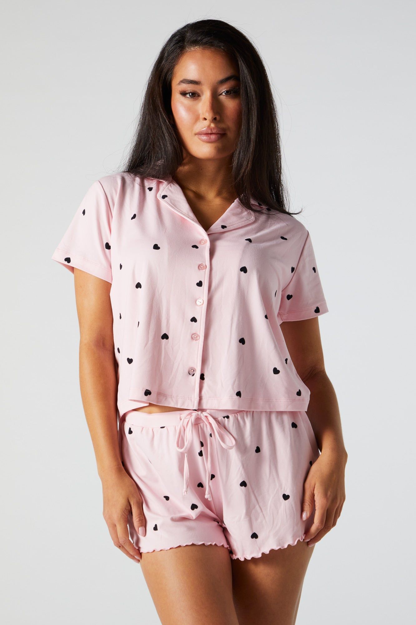 Ensemble pyjama avec motif brodé sold by Urban Planet product image thumbnail 5