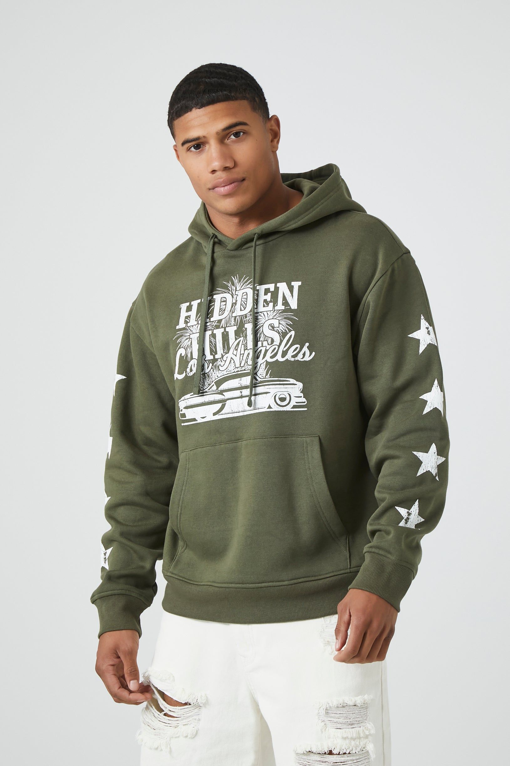 Hidden Hills Graphic Hoodie sold by Urban Planet