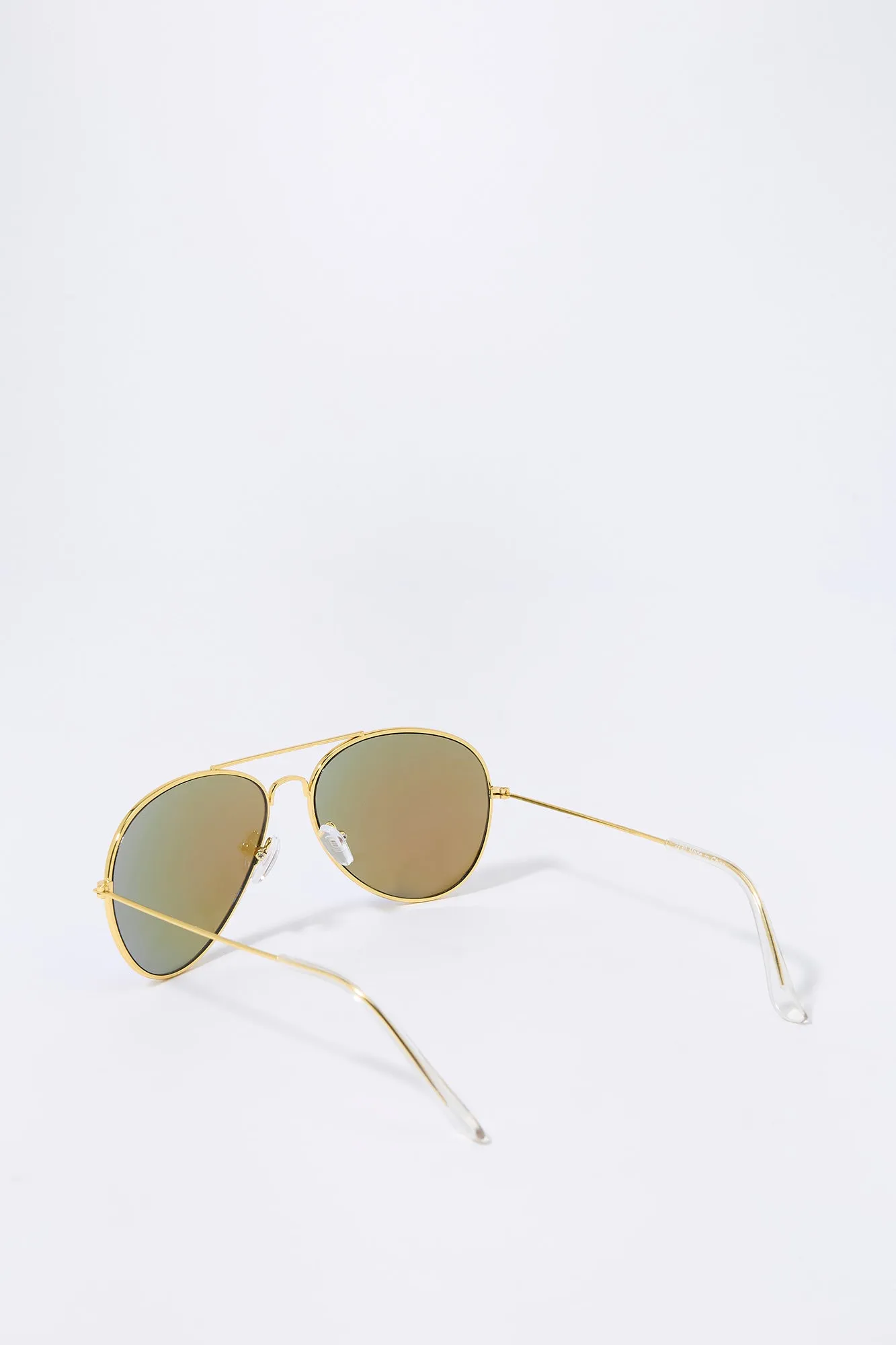 Rose Gold Aviator Sunglasses sold by Urban Planet product image thumbnail 5