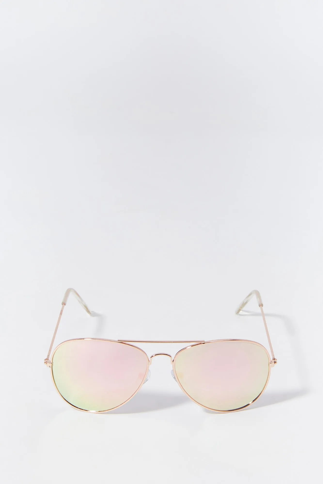 Rose Gold Aviator Sunglasses sold by Urban Planet product image thumbnail 4