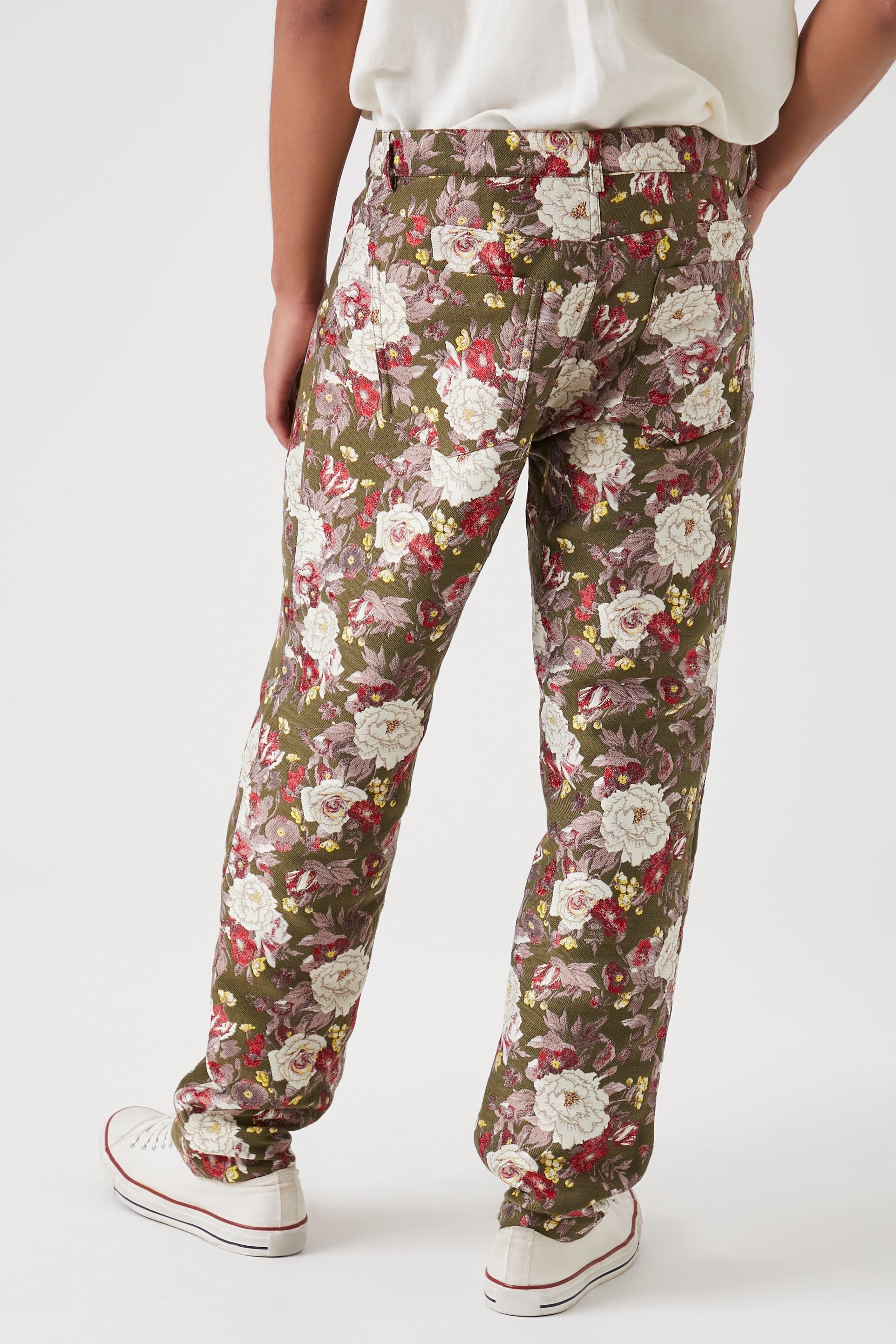 Pantalon fleuri avec motif jacquard sold by Urban Planet product image thumbnail 2