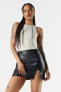 Maillot profilé havane à col montant sold by Urban Planet