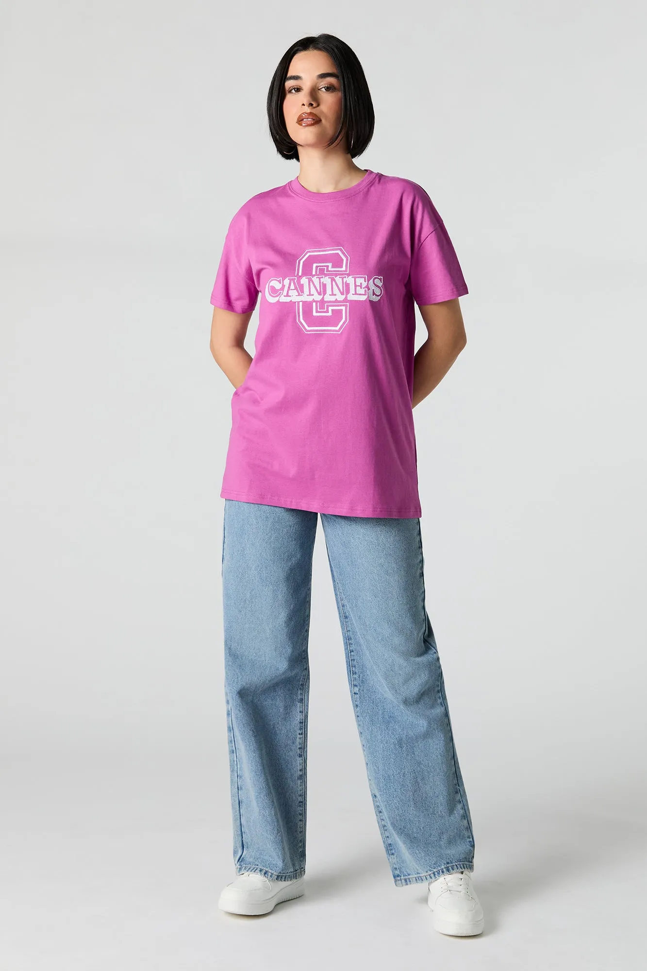 Cannes Graphic T-Shirt sold by Urban Planet product image thumbnail 3