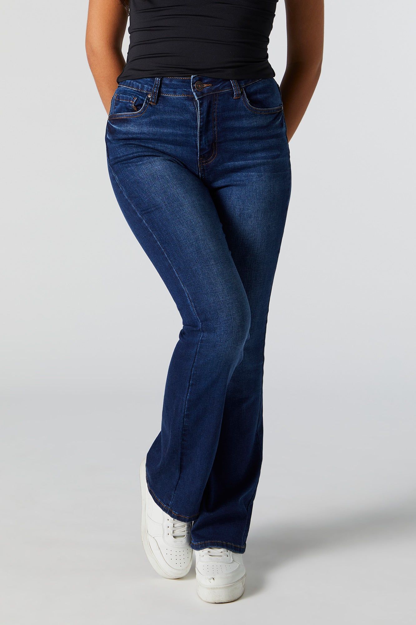 Dark Wash Slim Bootcut Jean sold by Urban Planet product image thumbnail 2