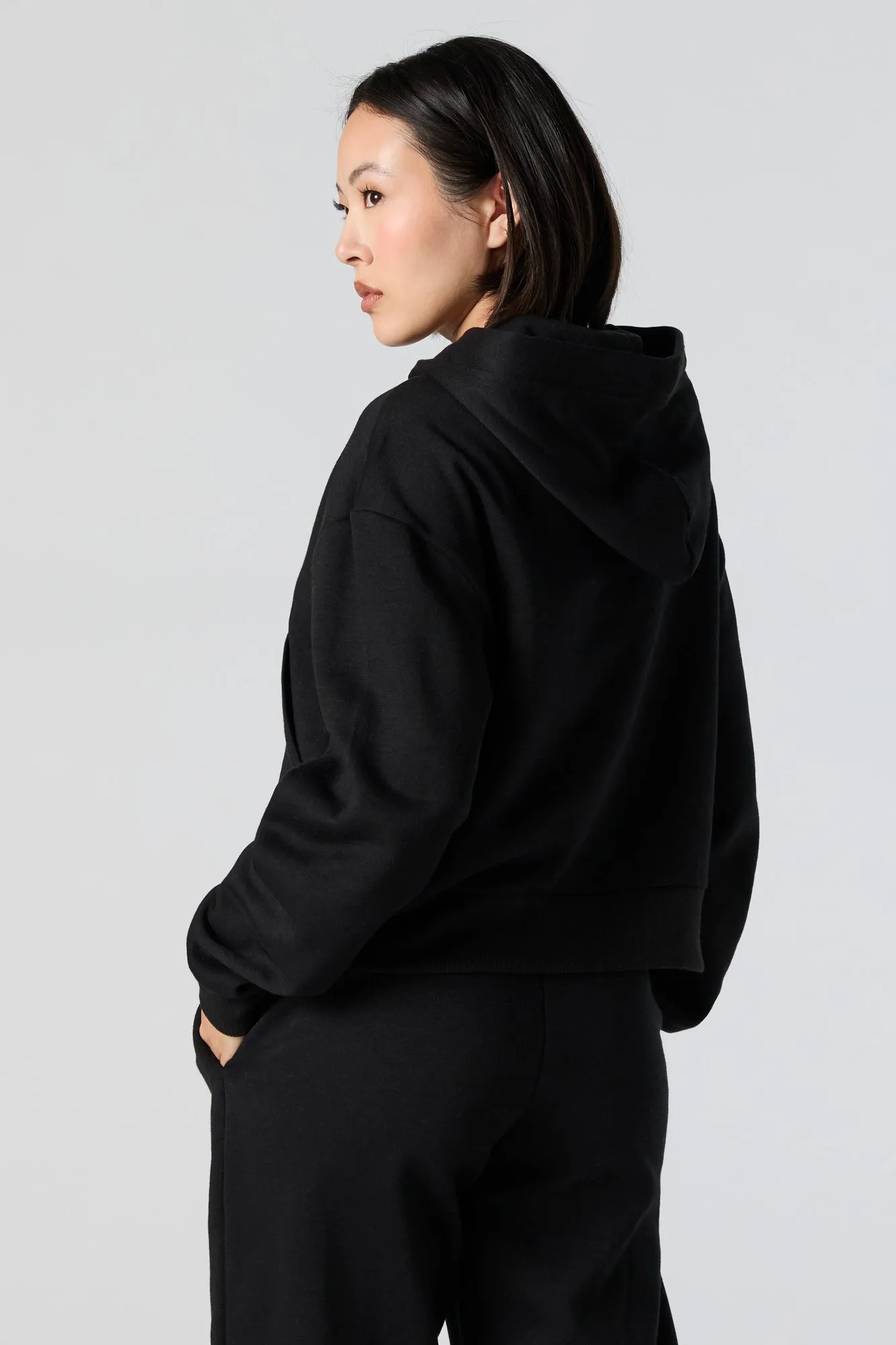 Fleece Oversized Hoodie sold by Urban Planet product image thumbnail 5
