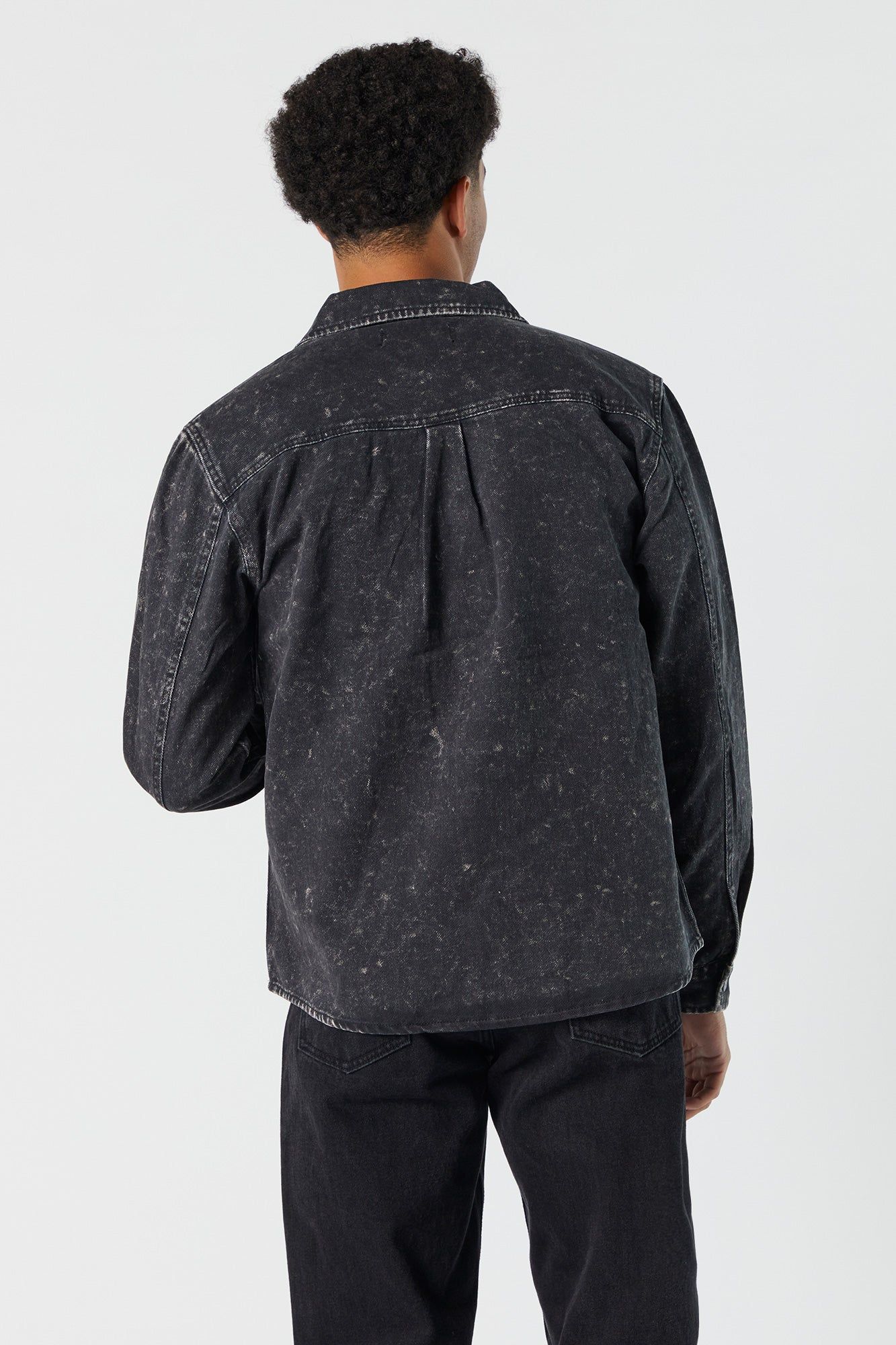 Acid Wash Bull Denim Jacket sold by Urban Planet product image thumbnail 2