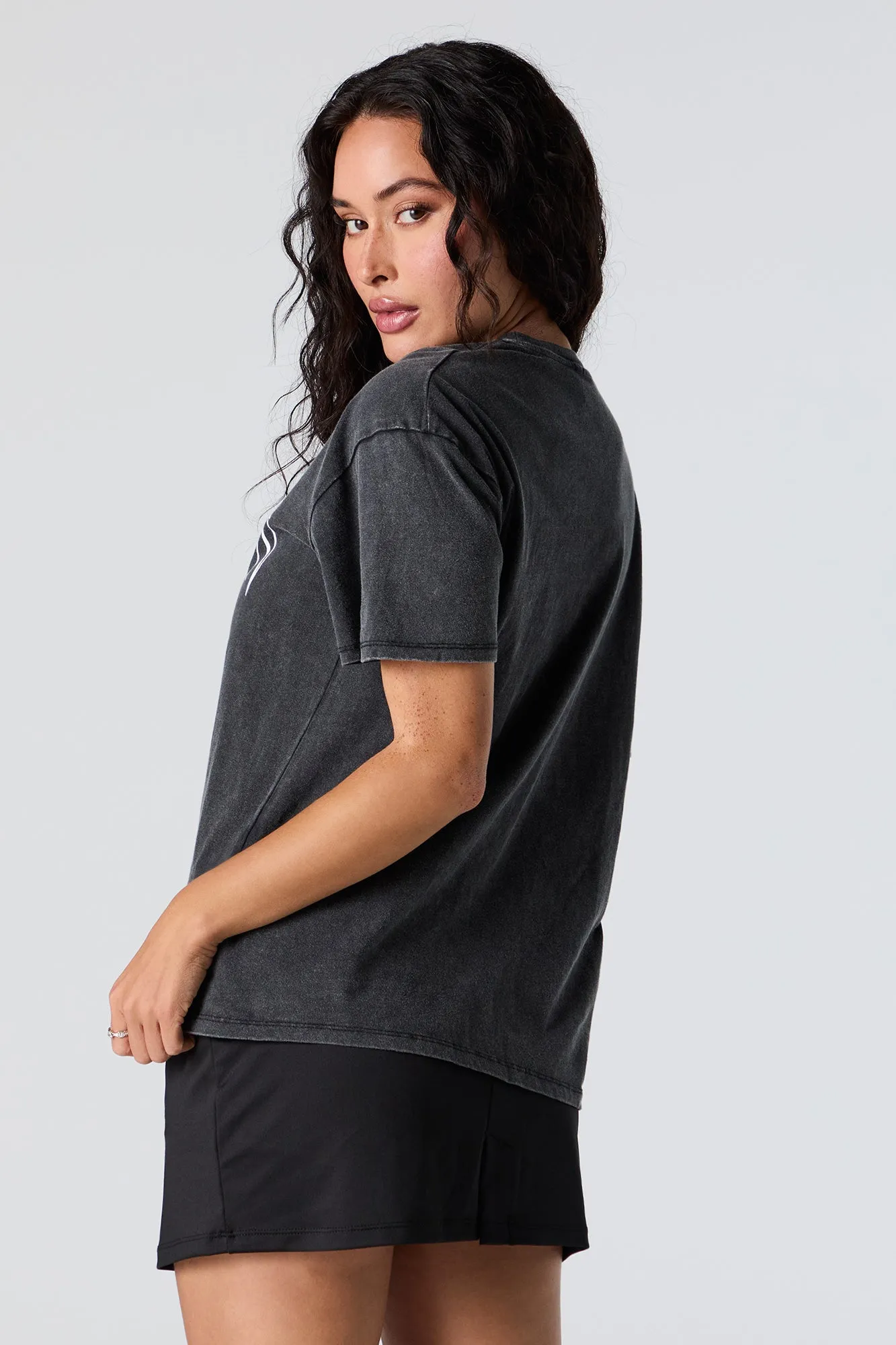 Brooklyn City of Dreams Graphic Washed Boyfriend T-Shirt sold by Urban Planet product image thumbnail 3