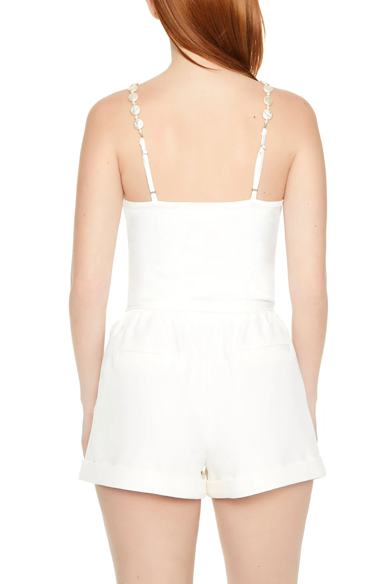 Camisole profilée avec bretelles ornées de similiperles sold by Urban Planet product image thumbnail 5