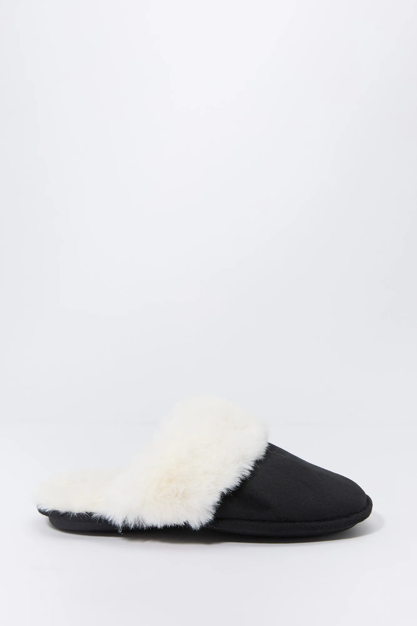Faux Fur Collared Slipper sold by Urban Planet product image thumbnail 5