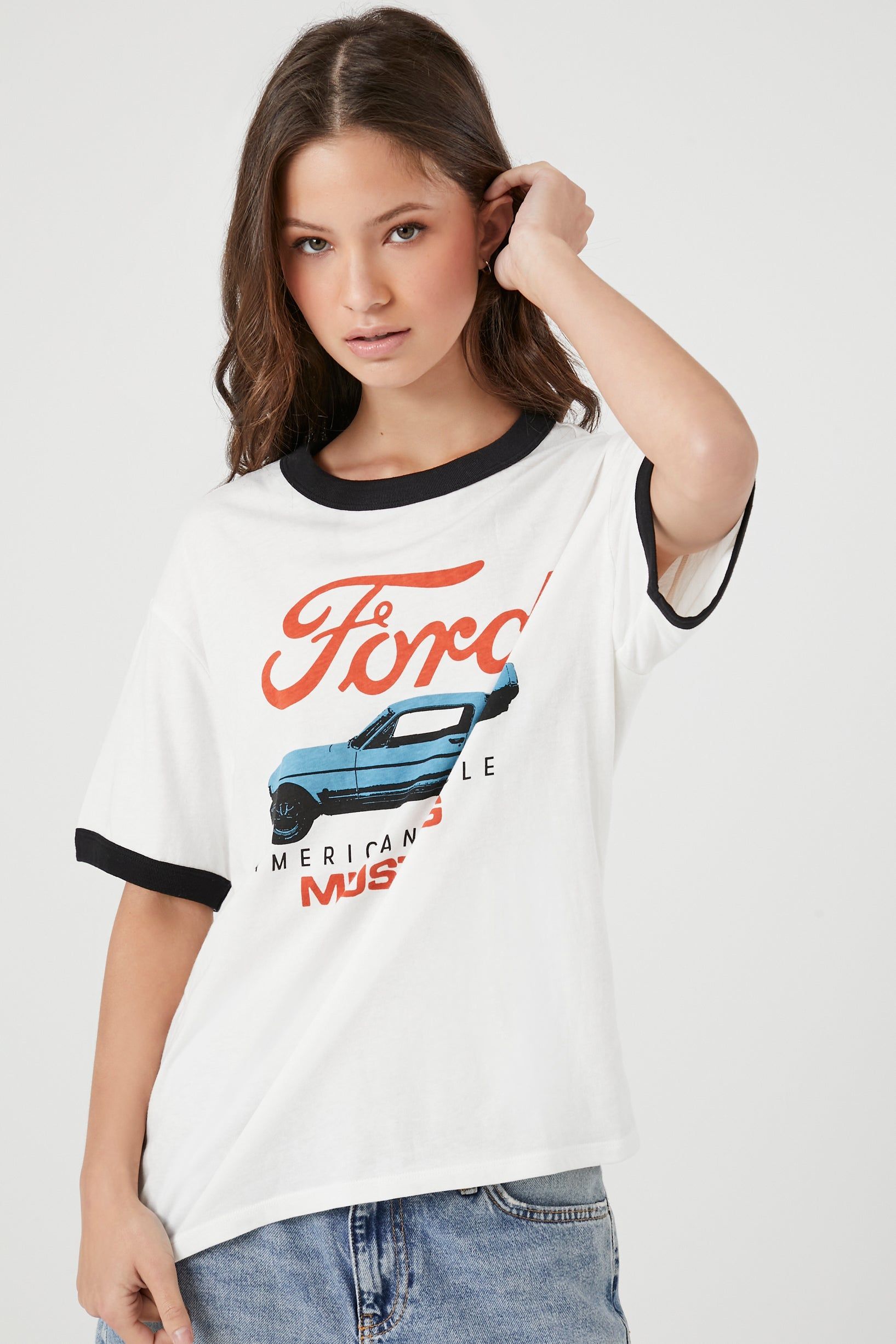 Ford Graphic Ringer T-Shirt sold by Urban Planet