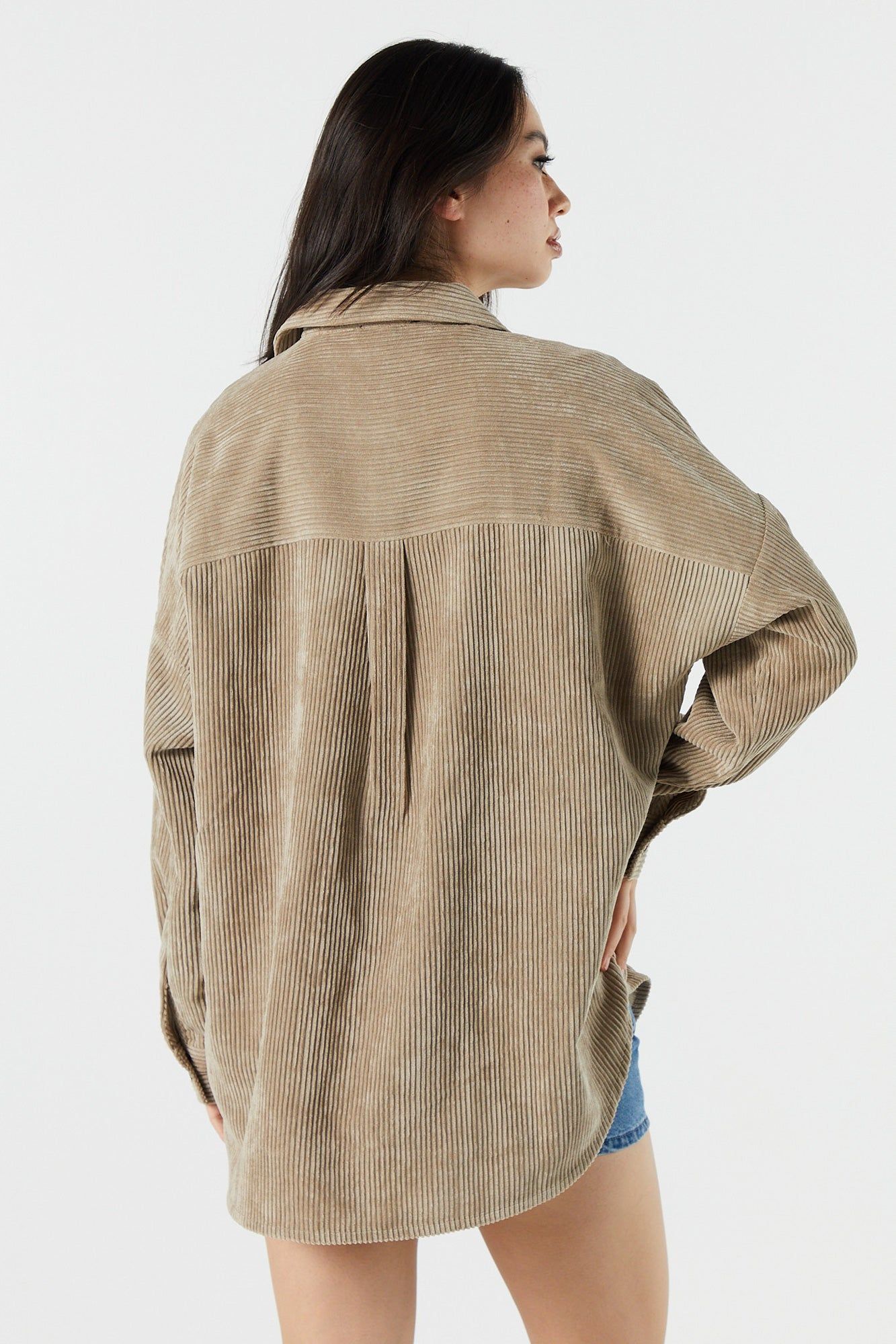 Corduroy Button-Up Top sold by Urban Planet product image thumbnail 2