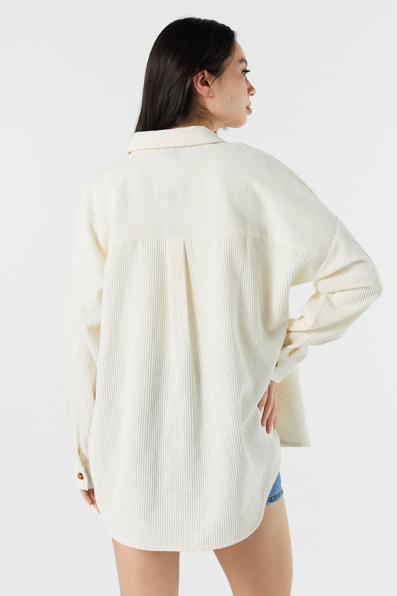 Corduroy Button-Up Top sold by Urban Planet product image thumbnail 8