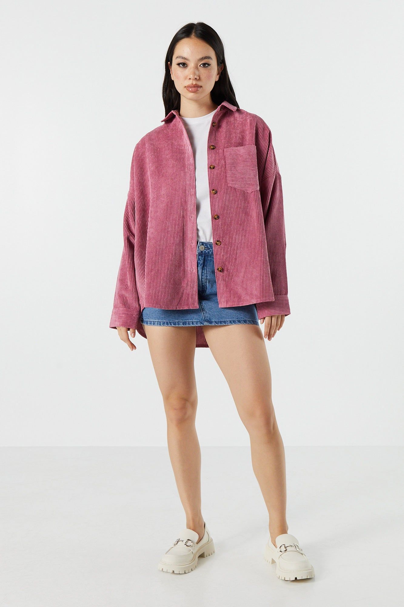 Corduroy Button-Up Top sold by Urban Planet product image thumbnail 12