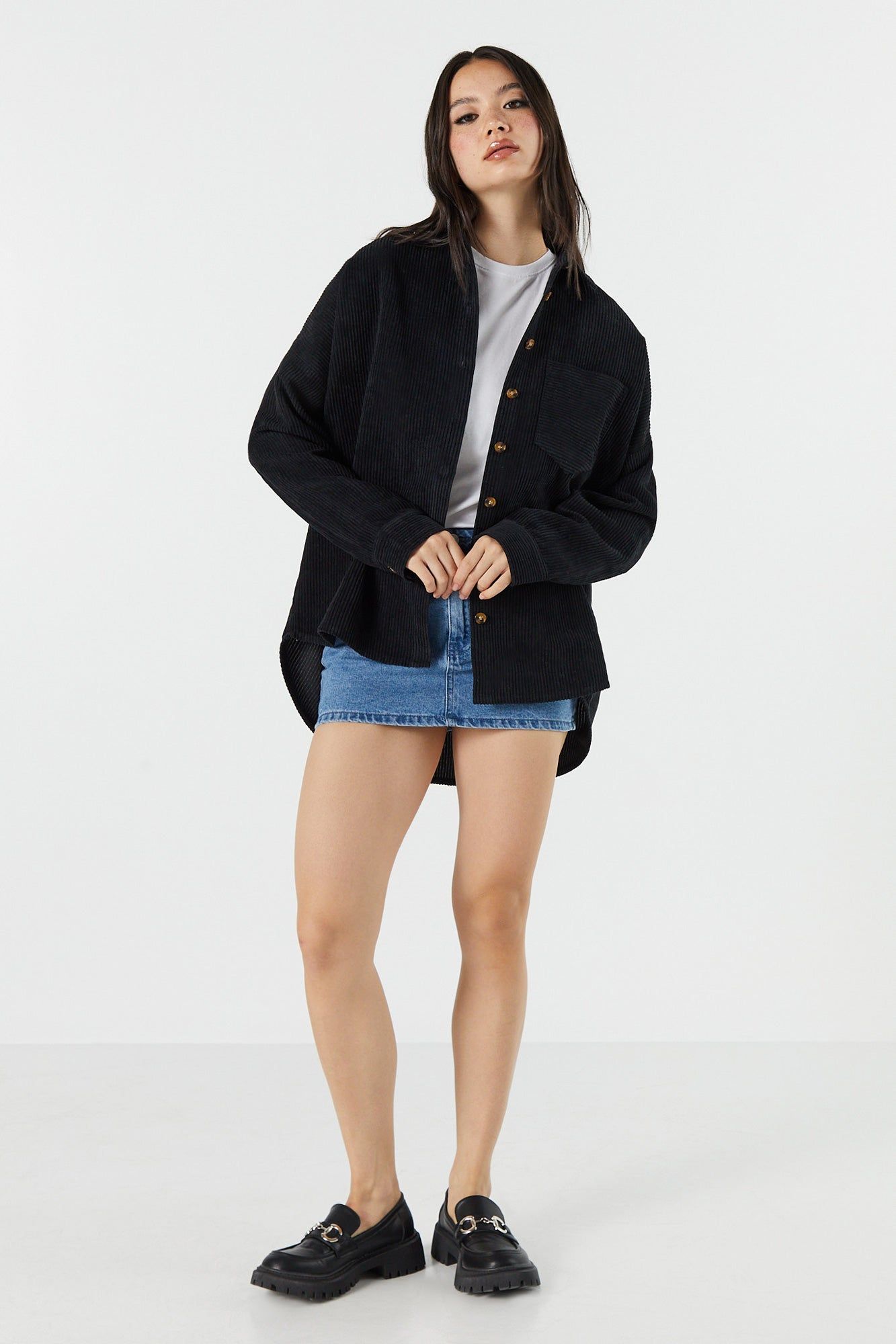 Corduroy Button-Up Top sold by Urban Planet product image thumbnail 6