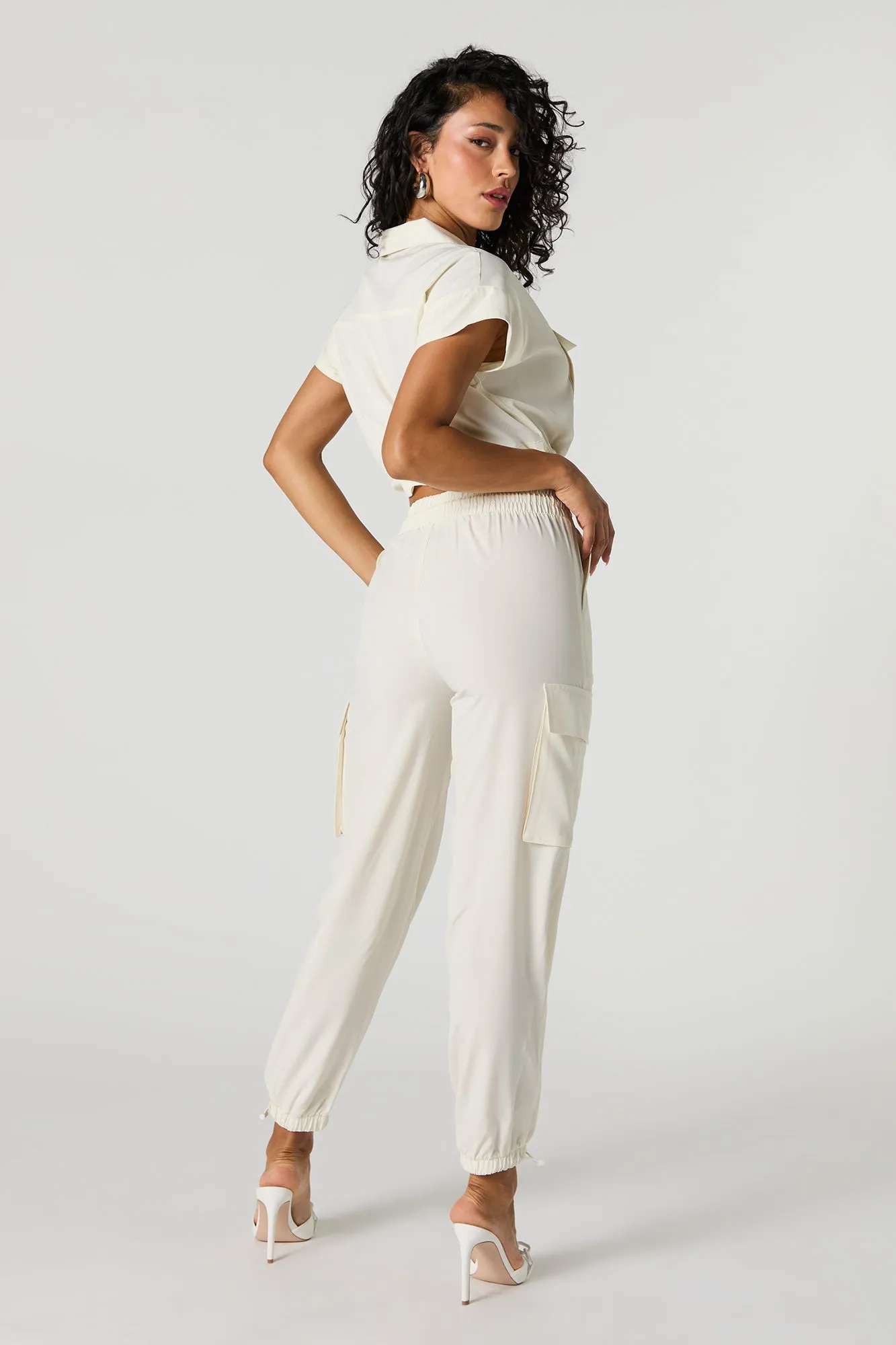 Jogger cargo avec ourlet à barillet sold by Urban Planet product image thumbnail 3