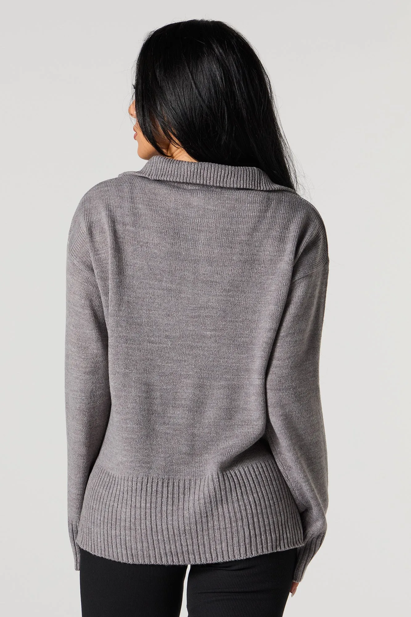 Quarter Zip Sweater sold by Urban Planet product image thumbnail 2
