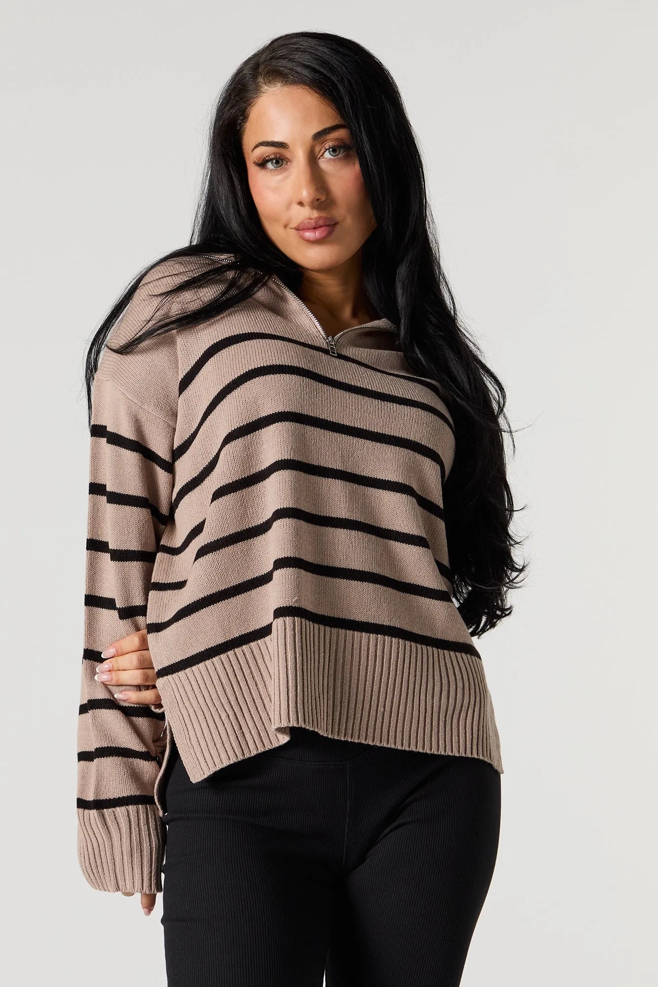 Quarter Zip Sweater sold by Urban Planet product image thumbnail 4