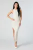 Robe midi asymétrique côtelée sold by Urban Planet