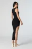 Robe midi asymétrique côtelée sold by Urban Planet