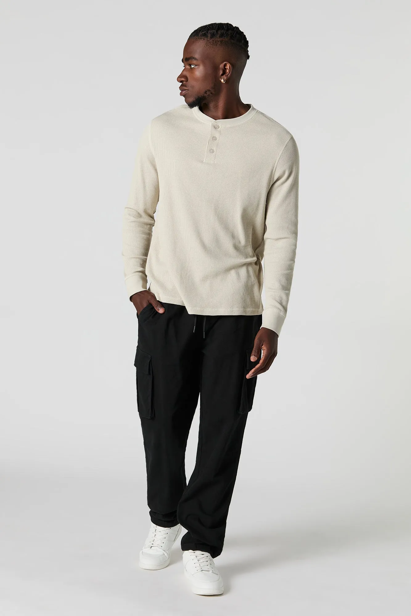 Jogger cargo uni de tous les jours sold by Urban Planet product image thumbnail 5