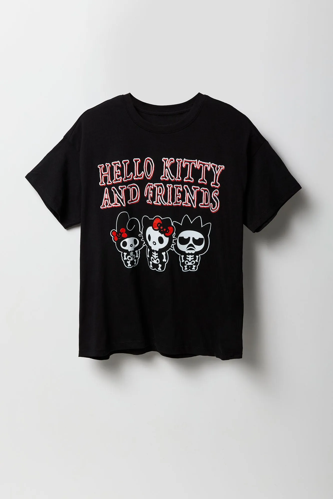 T-shirt de coupe garçonne à imprimé Hello Kitty & Friends Halloween sold by Urban Planet product image thumbnail 4