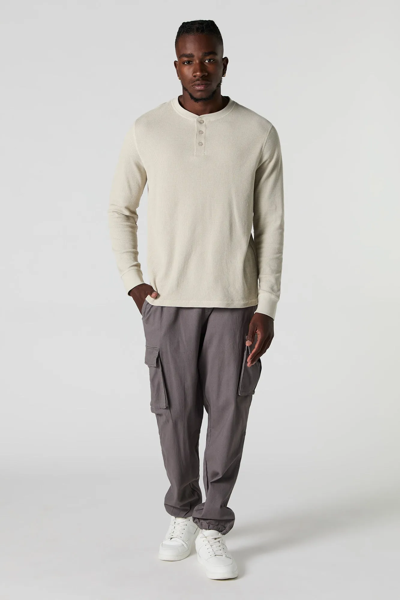 Jogger cargo uni de tous les jours sold by Urban Planet product image thumbnail 2