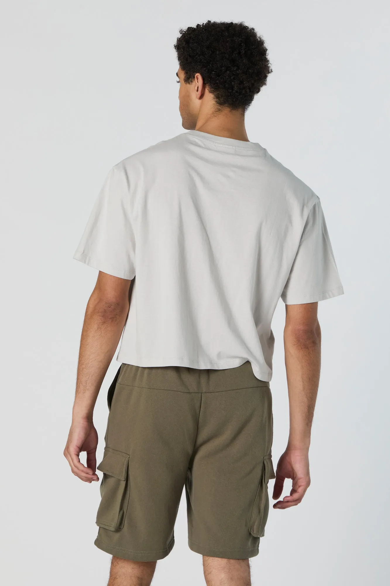 Fleece Drawstring Cargo Short sold by Urban Planet product image thumbnail 5