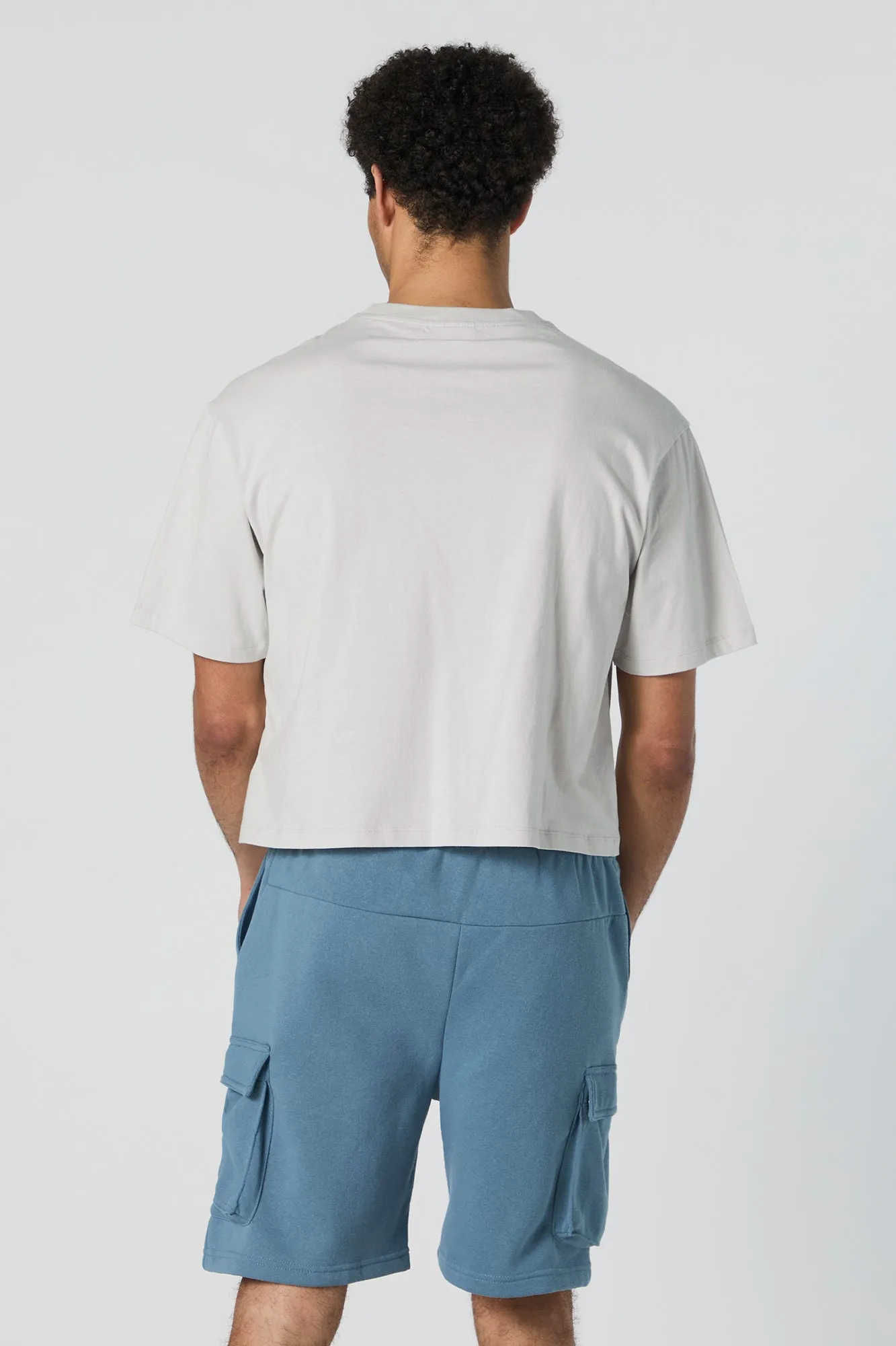 Fleece Drawstring Cargo Short sold by Urban Planet product image thumbnail 2