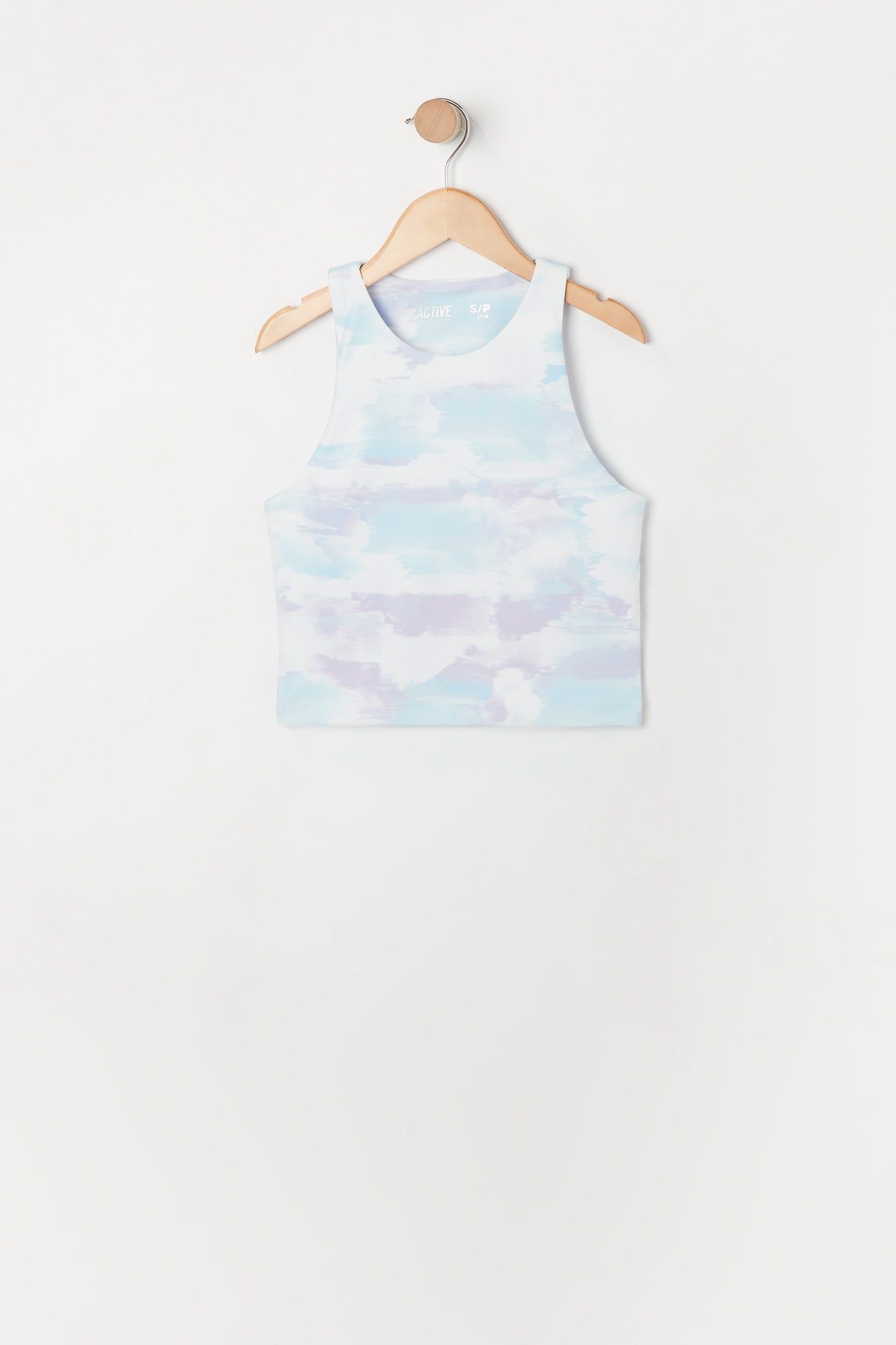 Girls Active Abstract Print High Neck Tank sold by Urban Planet