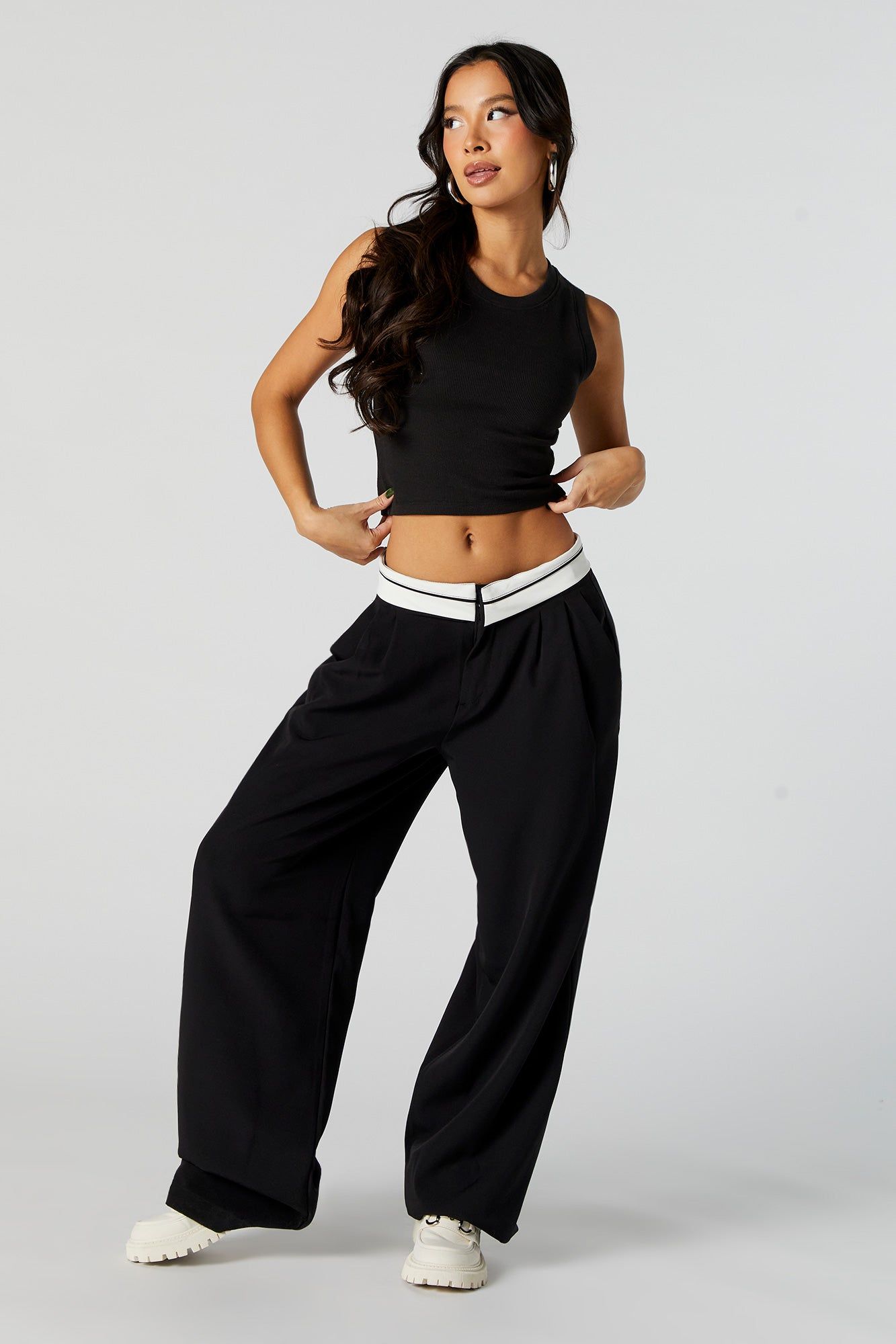 Ribbed Crewneck Tank sold by Urban Planet product image thumbnail 3