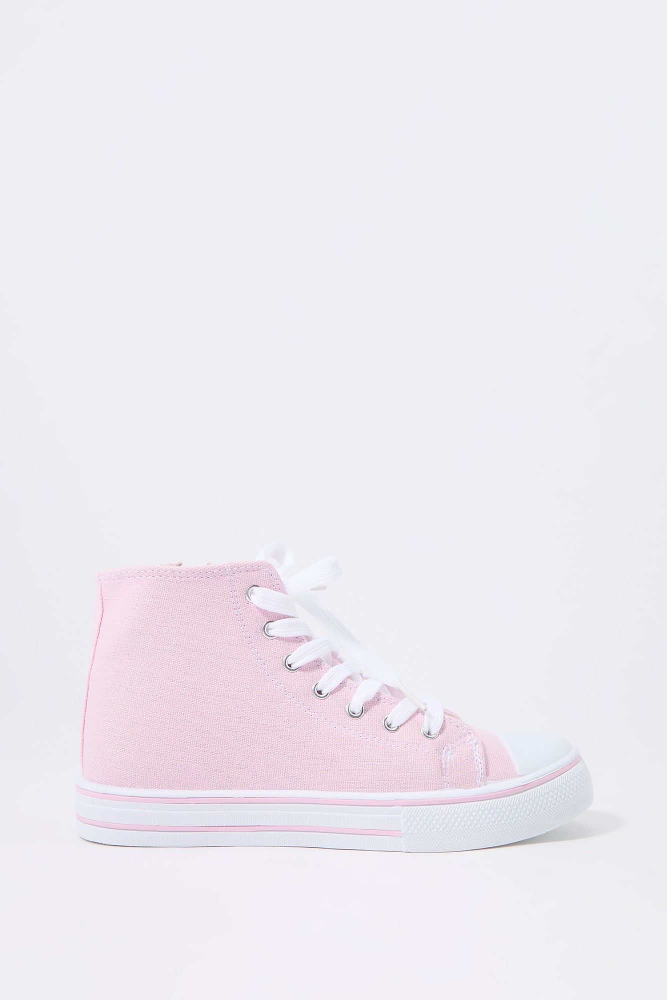 Espadrilles hautes rose à glissière sur le côté pour filles sold by Urban Planet