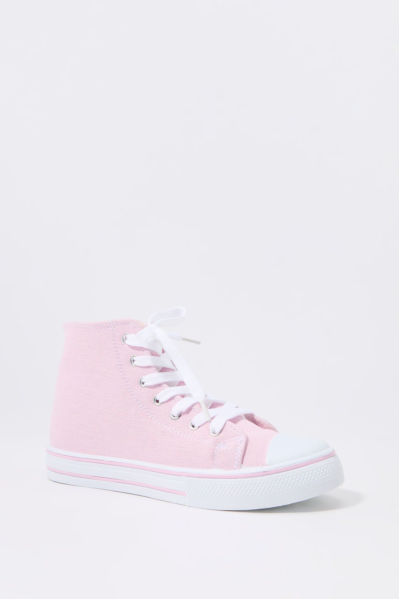 Espadrilles hautes rose à glissière sur le côté pour filles sold by Urban Planet product image thumbnail 2