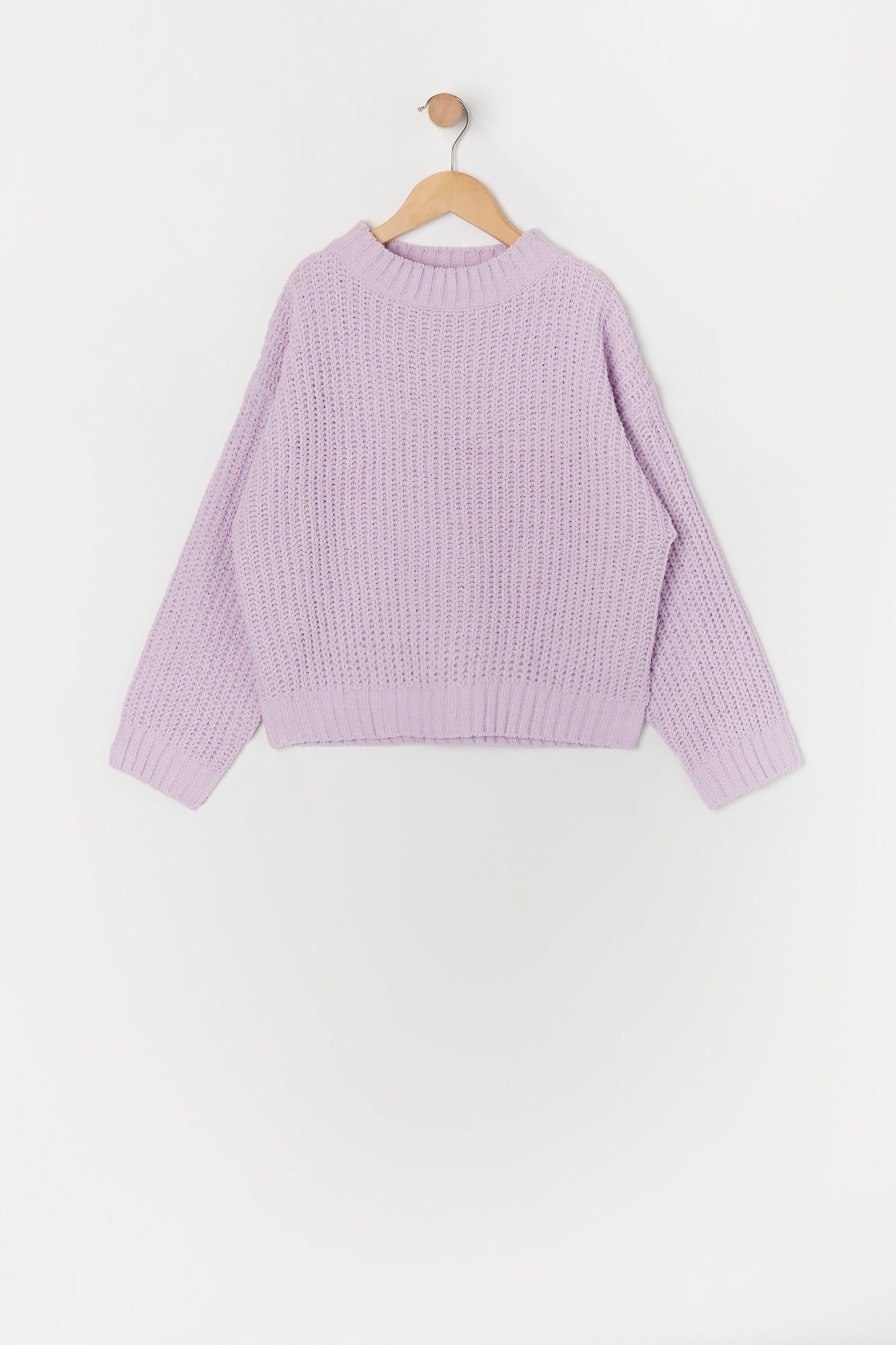 Chandail en tricot uni ras du cou pour filles sold by Urban Planet product image thumbnail 5